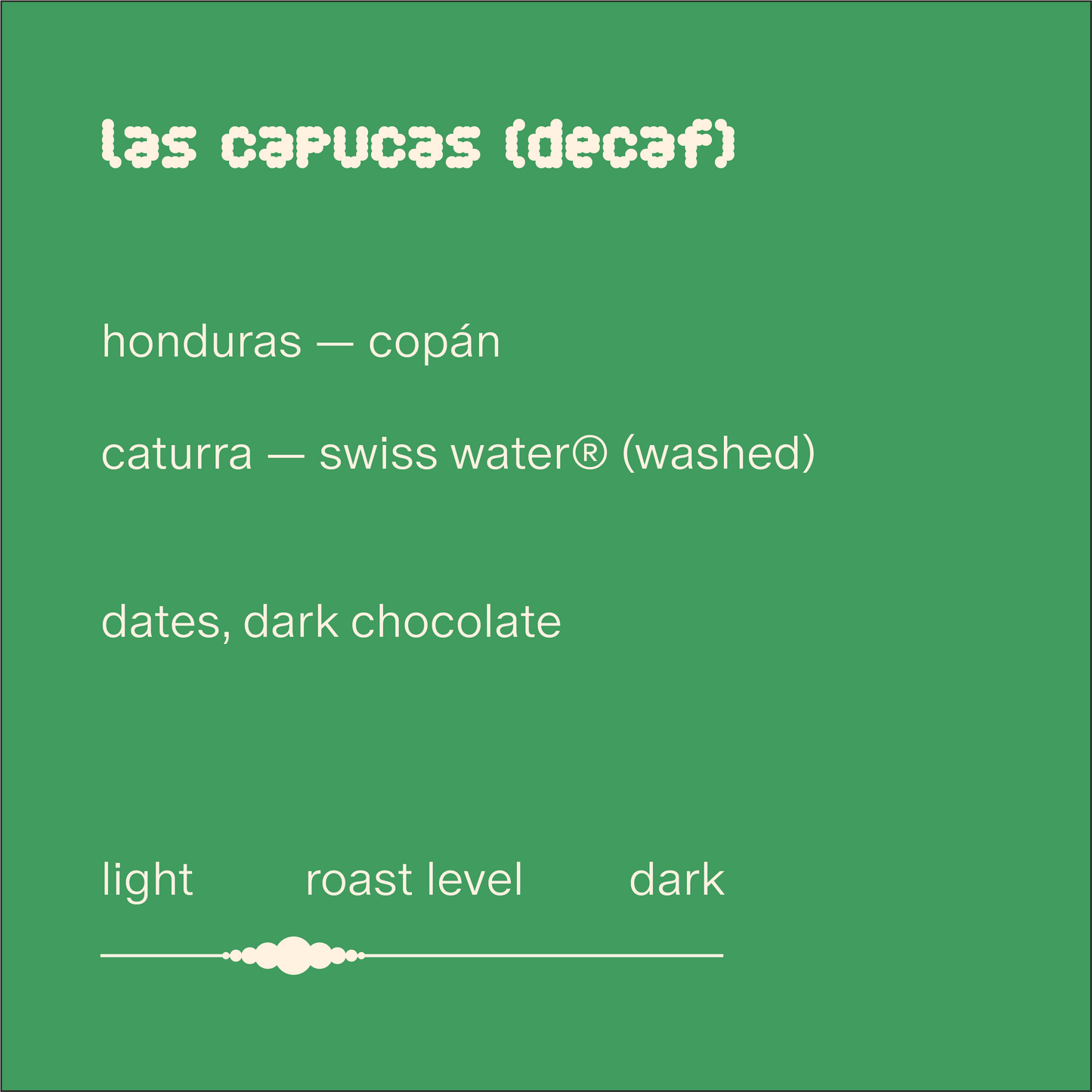 las capucas (decaf) | honduras | swiss water® washed caturra