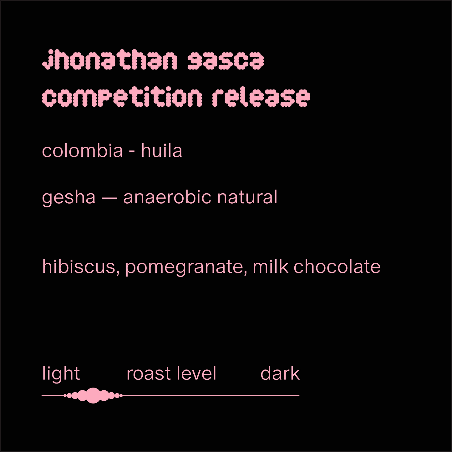 competition | jhonathan gasca | colombia | anaerobic natural gesha (pre-sale)