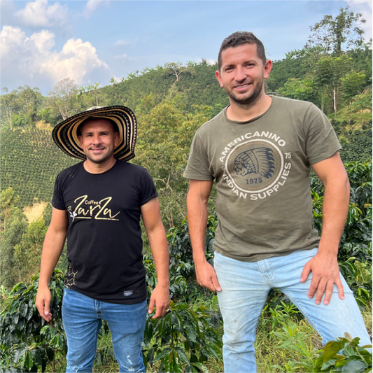 jhonathan and johan gasca | colombia | anaerobic washed pink bourbon